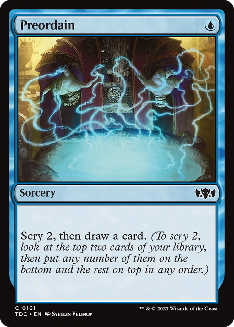Preordain [Tarkir: Dragonstorm Commander] | Good Games Adelaide SA