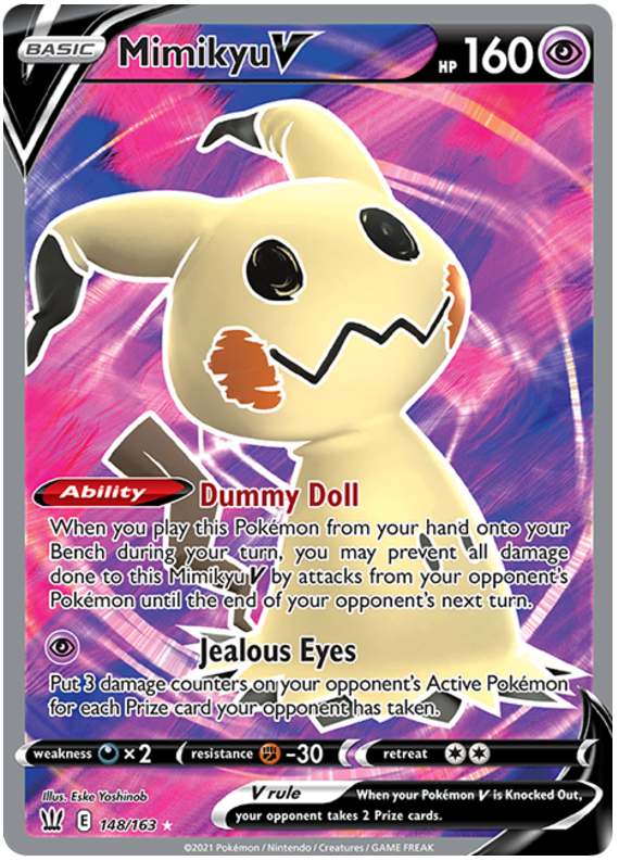Mimikyu V (148/163) [Sword & Shield: Battle Styles] | Good Games Adelaide SA