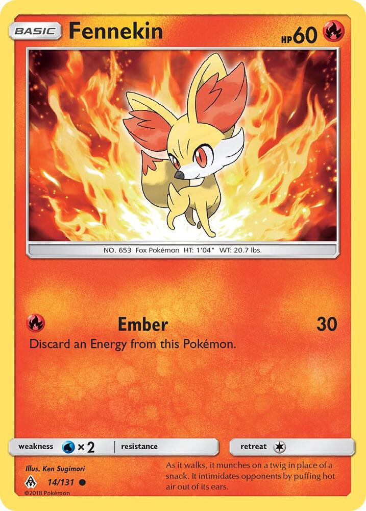 Fennekin 14/131 (SM - Forbidden Light)  | Good Games Adelaide SA