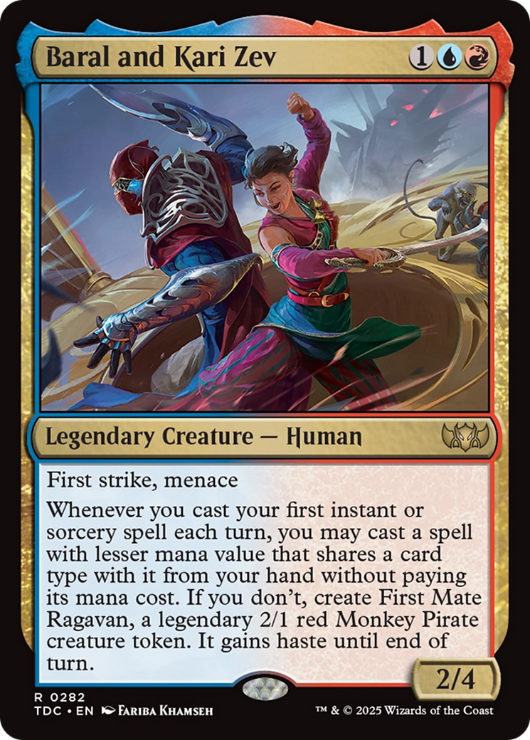Baral and Kari Zev [Tarkir: Dragonstorm Commander] | Good Games Adelaide SA