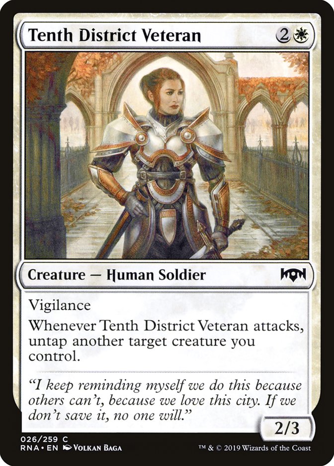 Tenth District Veteran [Ravnica Allegiance] | Good Games Adelaide SA