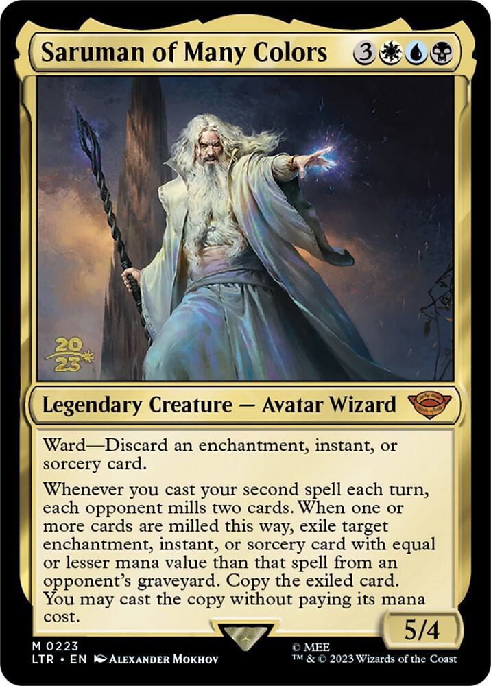 Saruman of Many Colors 223 (Prerelease Cards)  - Foil | Good Games Adelaide SA