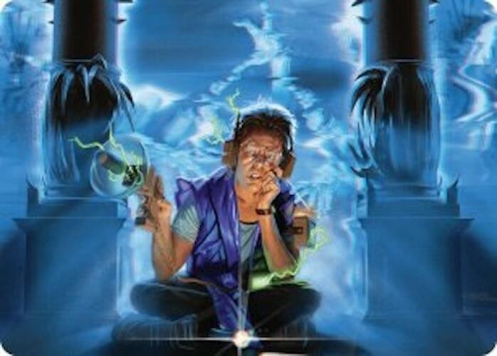 Oblivious Bookworm Art Card [Duskmourn: House of Horror Art Series] | Good Games Adelaide SA