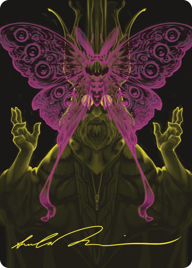 Victor, Valgavoth's Seneschal Art Card (44/54) (Gold-Stamped Signature) [Duskmourn: House of Horror Art Series] | Good Games Adelaide SA