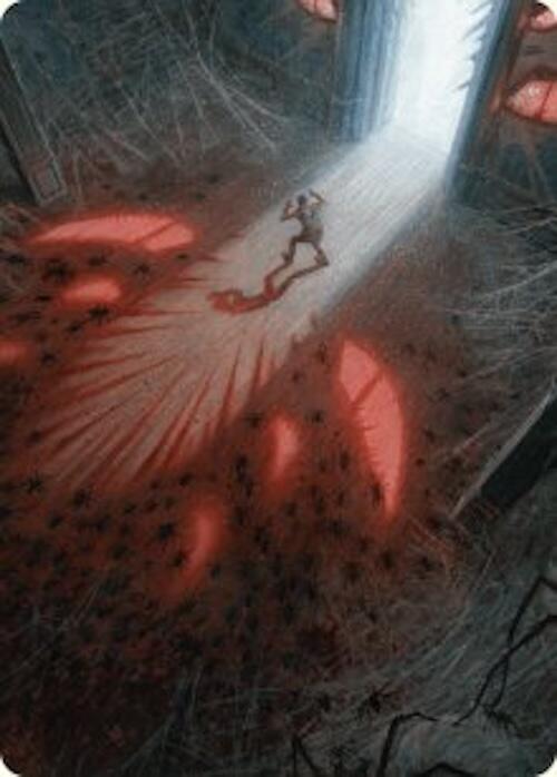 Fear My Authority Art Card [Duskmourn: House of Horror Art Series] | Good Games Adelaide SA