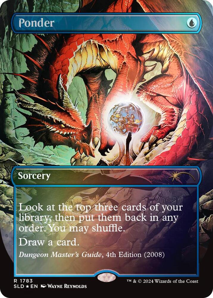 Ponder 1783 Rainbow Foil 1783 (Secret Lair Drop Series)  - Foil | Good Games Adelaide SA