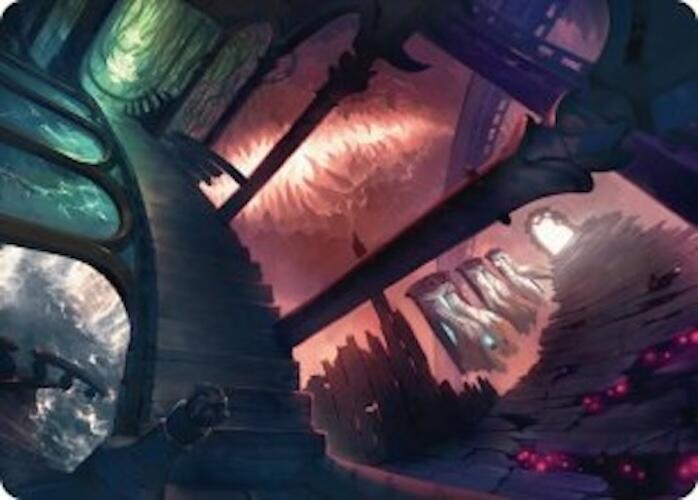 Terramorphic Expanse Art Card [Duskmourn: House of Horror Art Series] | Good Games Adelaide SA