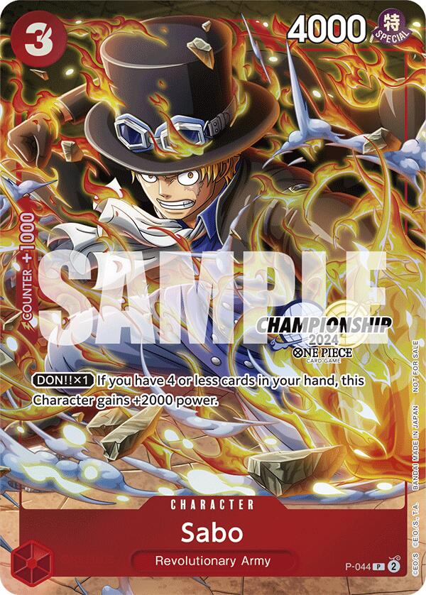Sabo (CS 2024 Event Pack Finalist) [One Piece Promotion Cards] | Good Games Adelaide SA