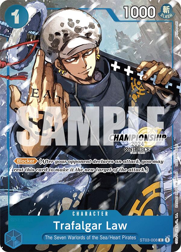 Trafalgar Law (ST03-008) (CS 2024 Event Pack Finalist) [One Piece Promotion Cards] | Good Games Adelaide SA