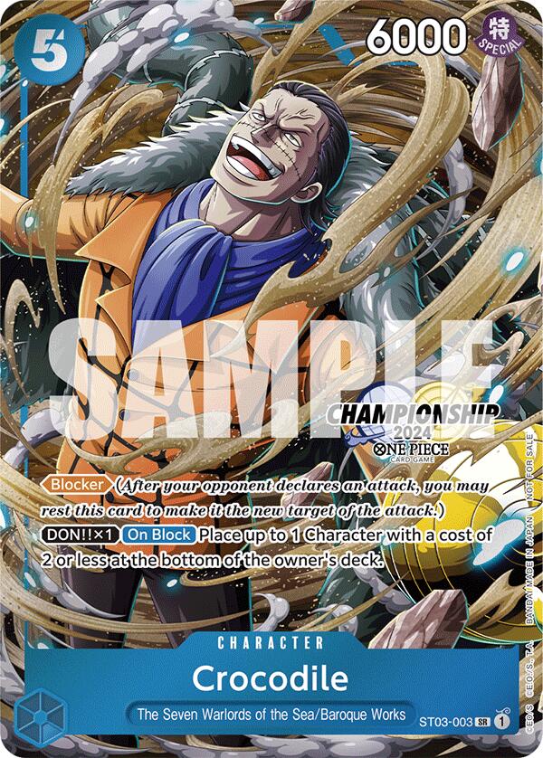 Crocodile (CS 2024 Celebration Pack) [One Piece Promotion Cards] | Good Games Adelaide SA