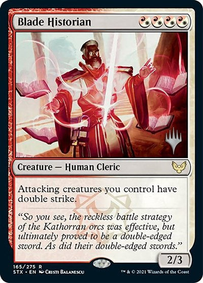 Blade Historian (Promo Pack) [Strixhaven: School of Mages Promos] | Good Games Adelaide SA