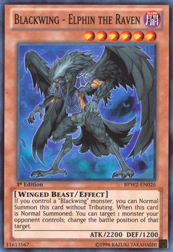 Blackwing - Elphin the Raven [BPW2-EN026] Super Rare | Good Games Adelaide SA