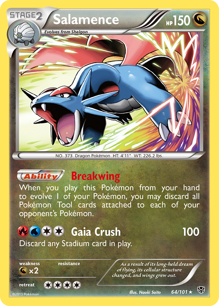 Salamence (64/101) [Black & White: Plasma Blast] | Good Games Adelaide SA