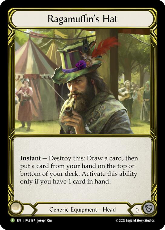 Ragamuffin's Hat [FAB187] (Promo)  Cold Foil | Good Games Adelaide SA