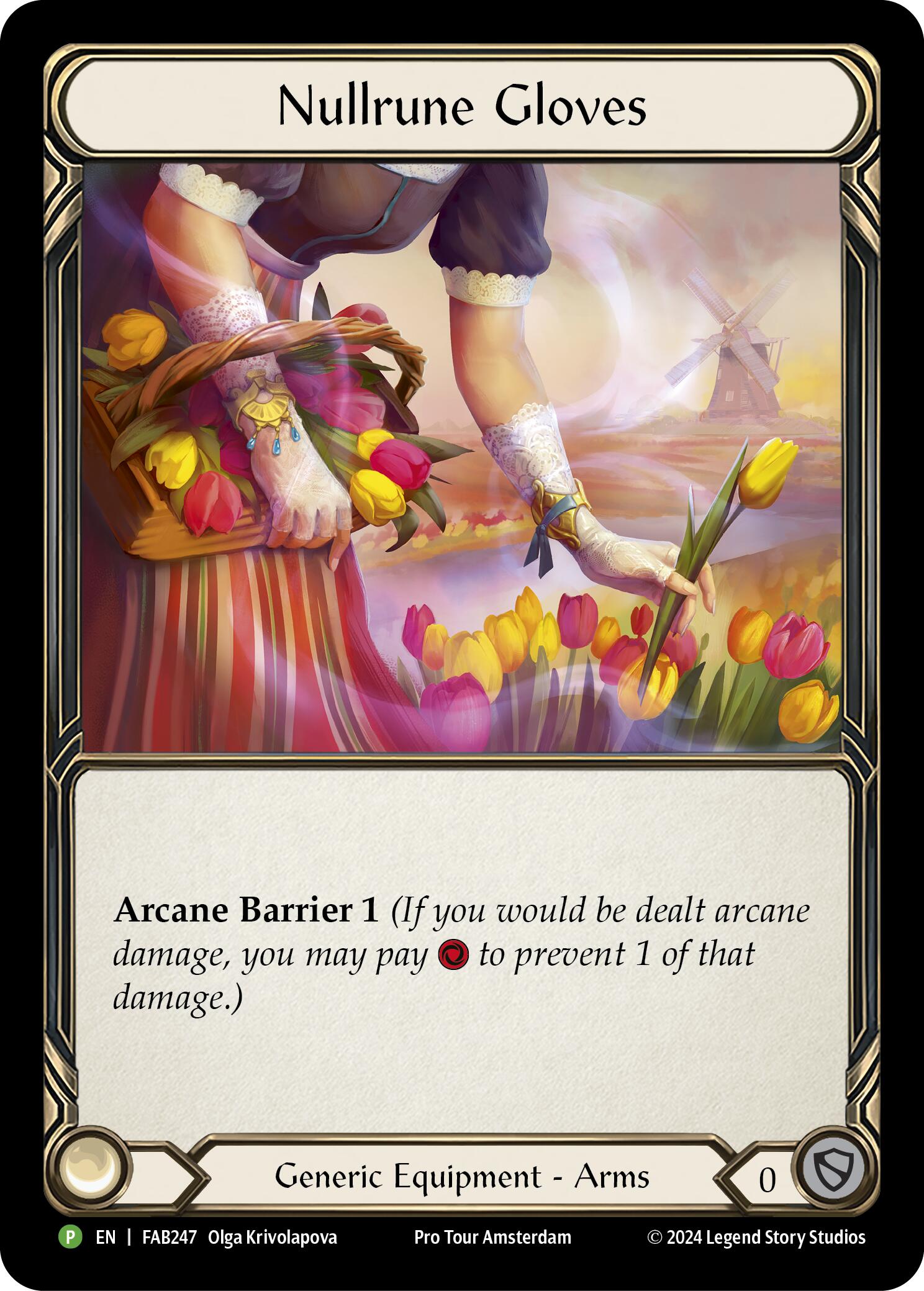 Nullrune Gloves [FAB247] (Promo)  Rainbow Foil | Good Games Adelaide SA