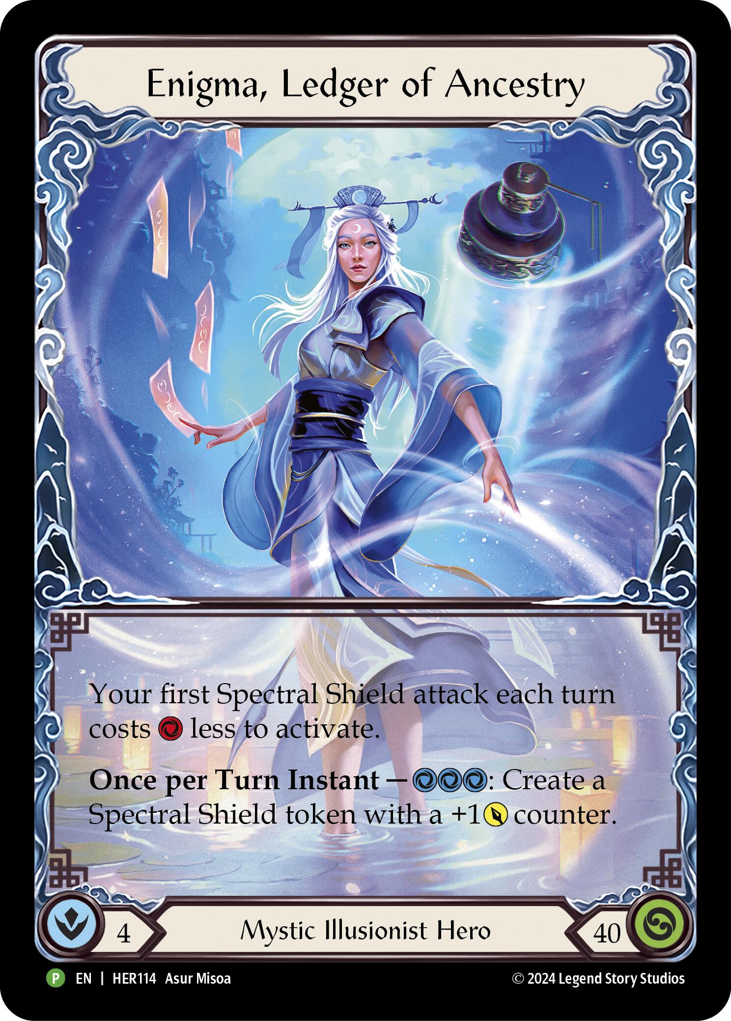 Enigma, Ledger of Ancestry [HER114] (Promo)  Rainbow Foil | Good Games Adelaide SA