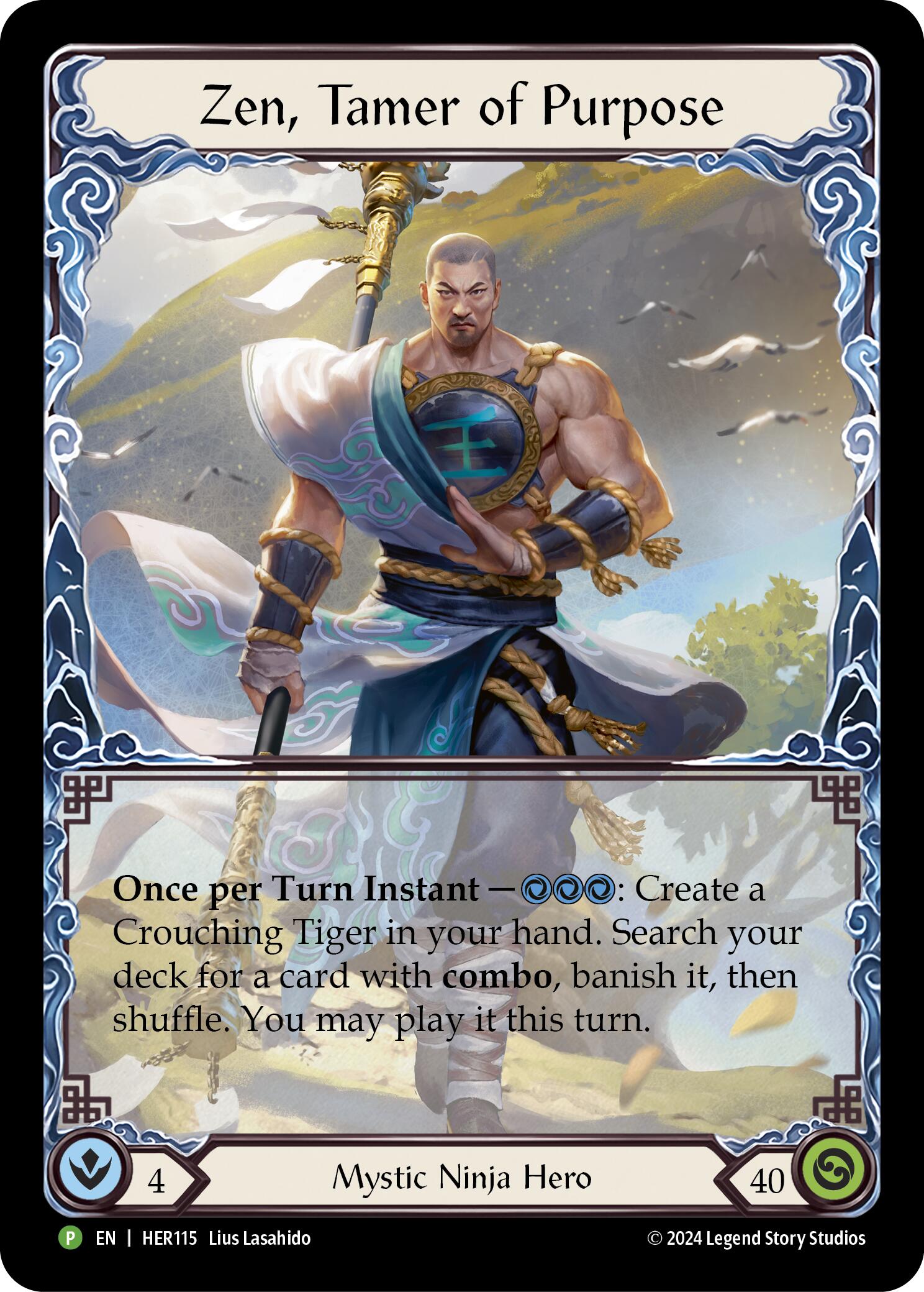 Zen, Tamer of Purpose [HER115] (Promo)  Rainbow Foil | Good Games Adelaide SA