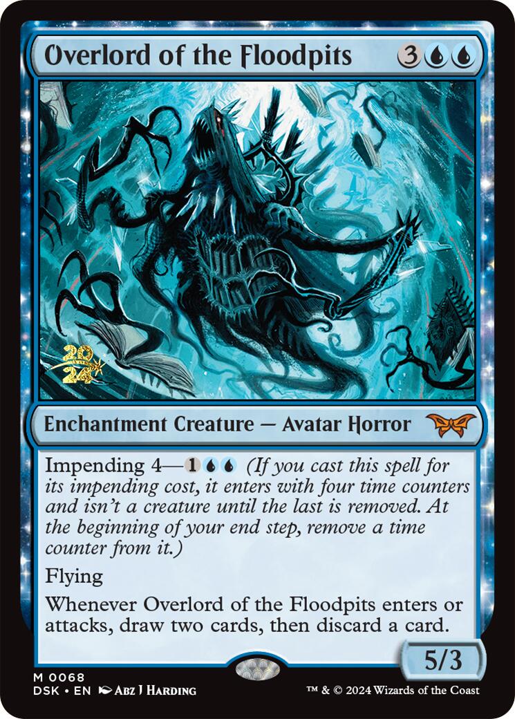 Overlord of the Floodpits [Duskmourn: House of Horror Prerelease Promos] | Good Games Adelaide SA