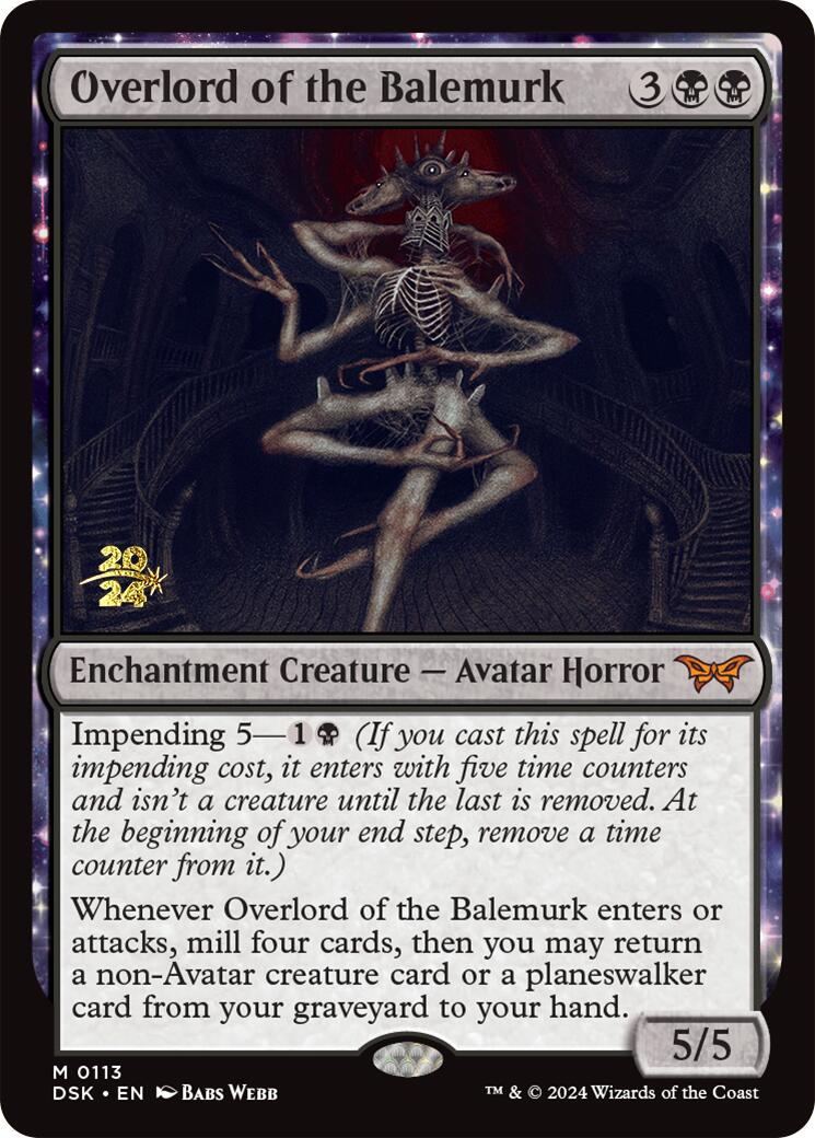 Overlord of the Balemurk [Duskmourn: House of Horror Prerelease Promos] | Good Games Adelaide SA