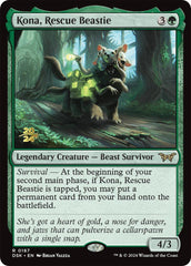 Kona, Rescue Beastie (0187) [Duskmourn: House of Horror Prerelease Promos] | Good Games Adelaide SA