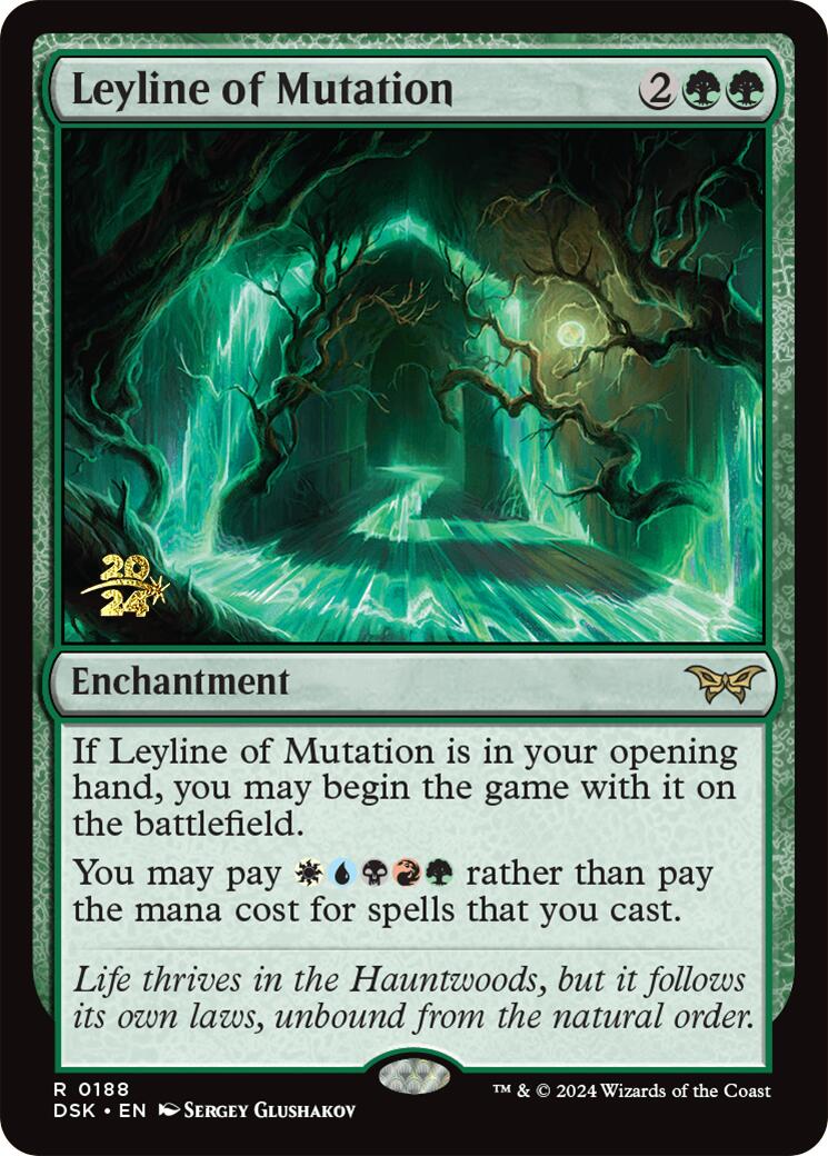 Leyline of Mutation [Duskmourn: House of Horror Prerelease Promos] | Good Games Adelaide SA