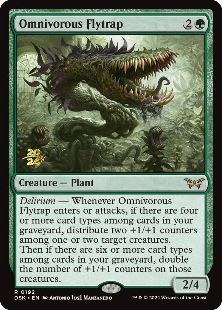 Omnivorous Flytrap [Duskmourn: House of Horror Prerelease Promos] | Good Games Adelaide SA