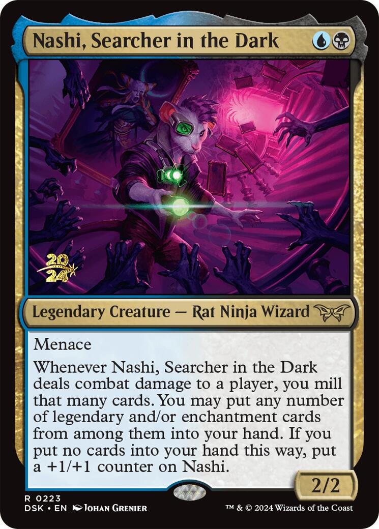 Nashi, Searcher in the Dark [Duskmourn: House of Horror Prerelease Promos] | Good Games Adelaide SA