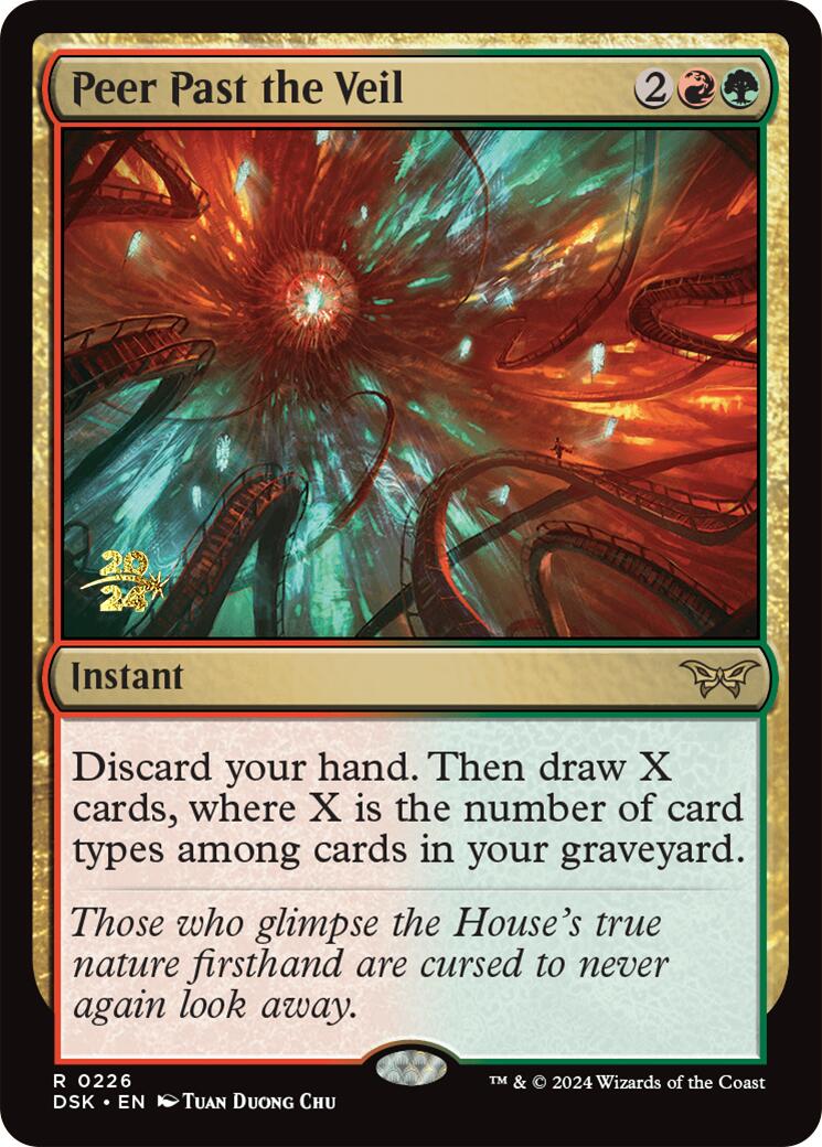 Peer Past the Veil [Duskmourn: House of Horror Prerelease Promos] | Good Games Adelaide SA