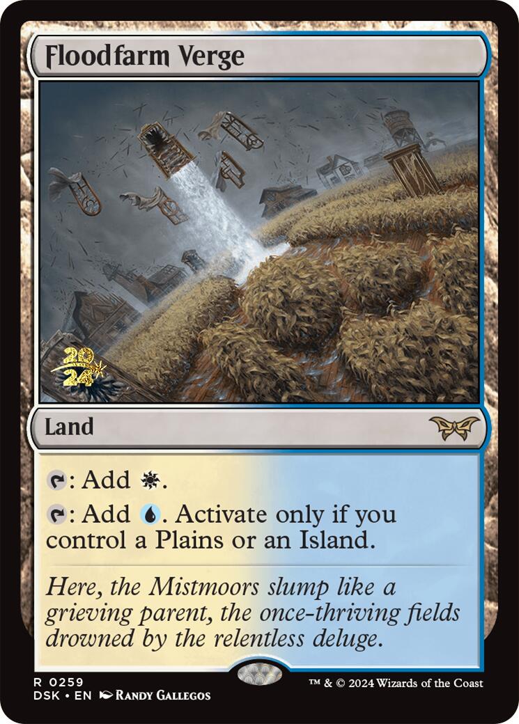 Floodfarm Verge [Duskmourn: House of Horror Prerelease Promos] | Good Games Adelaide SA