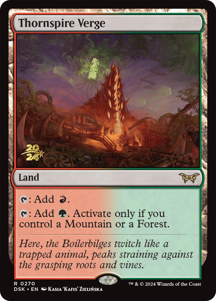 Thornspire Verge [Duskmourn: House of Horror Prerelease Promos] | Good Games Adelaide SA