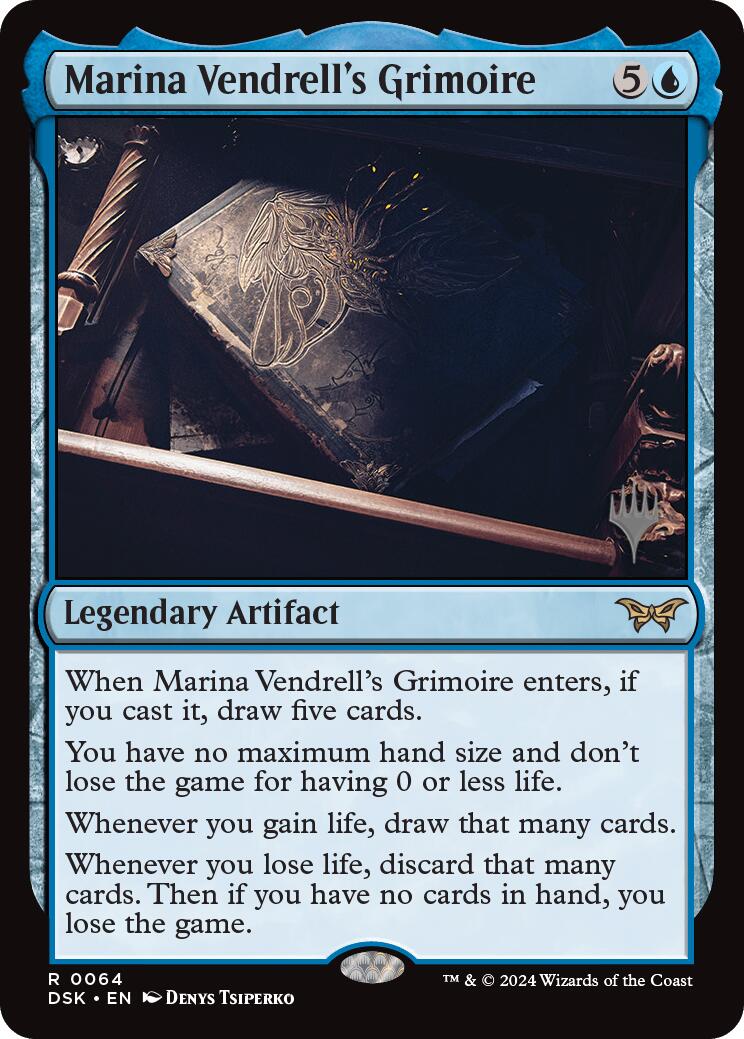 Marina Vendrell's Grimoire [Duskmourn: House of Horror Promos] | Good Games Adelaide SA