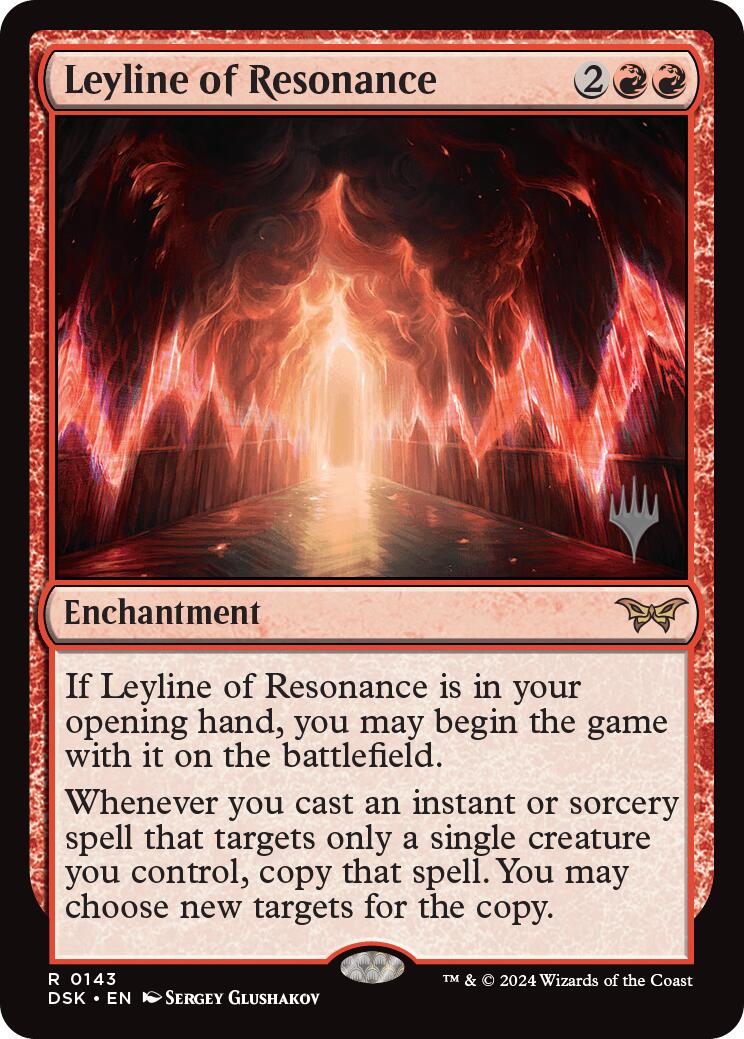 Leyline of Resonance [Duskmourn: House of Horror Promos] | Good Games Adelaide SA
