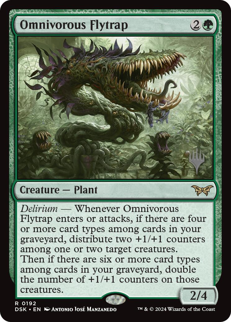 Omnivorous Flytrap [Duskmourn: House of Horror Promos] | Good Games Adelaide SA