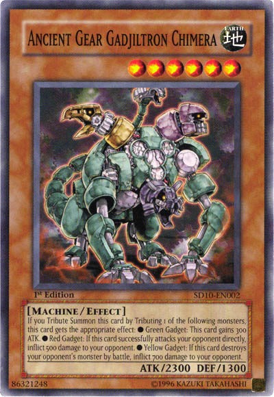 Ancient Gear Gadjiltron Chimera [SD10-EN002] Common | Good Games Adelaide SA