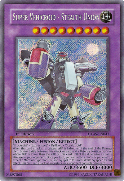 Super Vehicroid - Stealth Union [GLAS-EN041] Secret Rare | Good Games Adelaide SA
