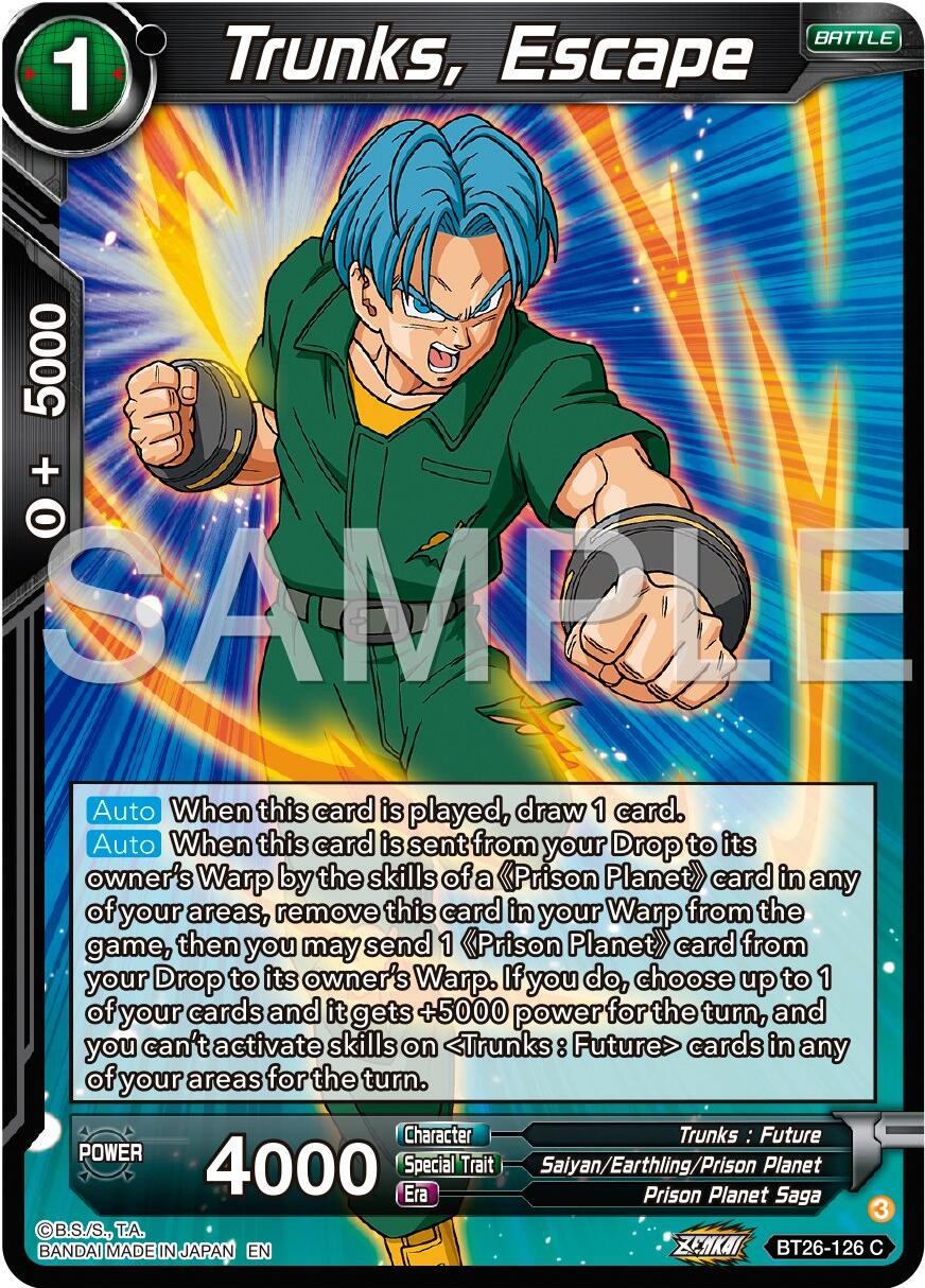 Trunks, Escape (BT26-126) [Ultimate Advent] | Good Games Adelaide SA