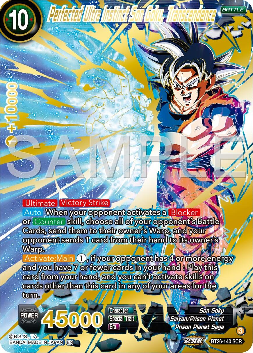 Perfected Ultra Instinct Son Goku, Transcendence (BT26-140) [Ultimate Advent] | Good Games Adelaide SA
