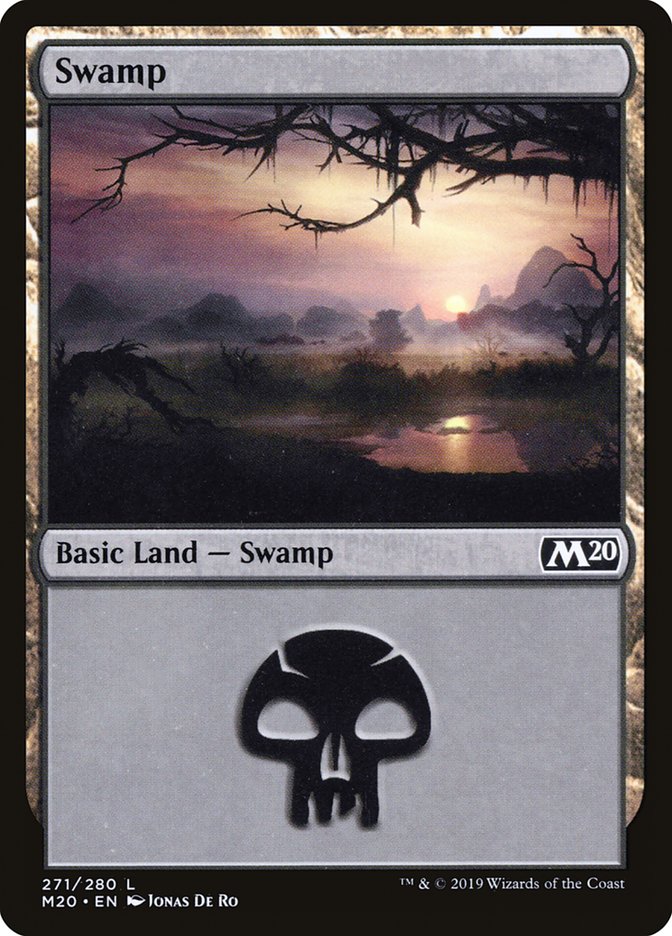 Swamp (#271) [Core Set 2020] | Good Games Adelaide SA