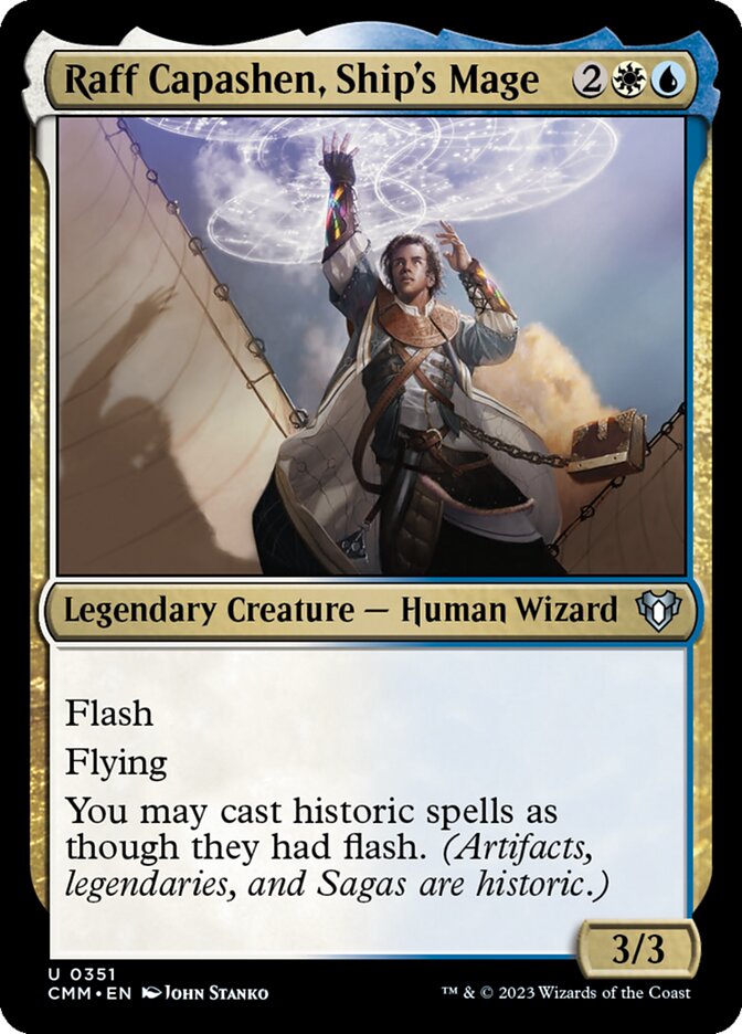 Raff Capashen, Ship's Mage 351 (Commander Masters)  | Good Games Adelaide SA