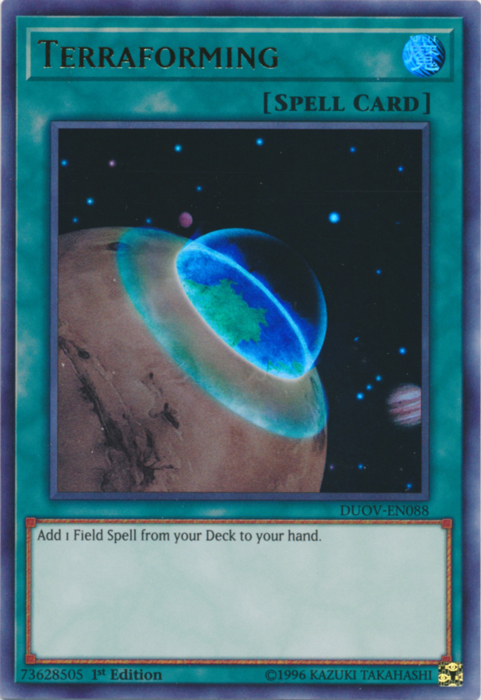 Terraforming [DUOV-EN088] Ultra Rare | Good Games Adelaide SA