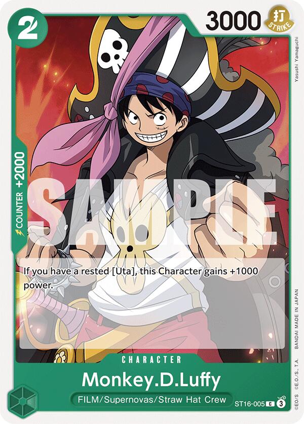 Monkey.D.Luffy [Starter Deck: GREEN Uta] | Good Games Adelaide SA