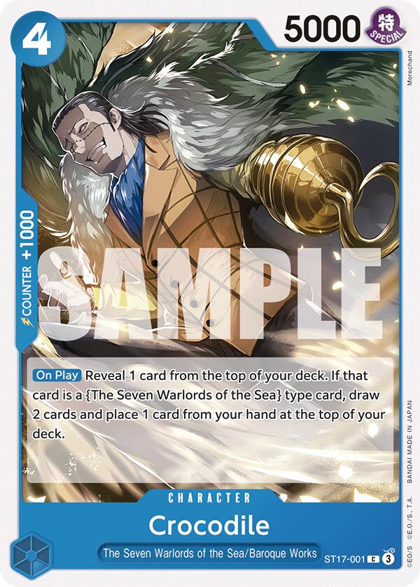 Crocodile [Starter Deck: BLUE Donquixote Doflamingo] | Good Games Adelaide SA