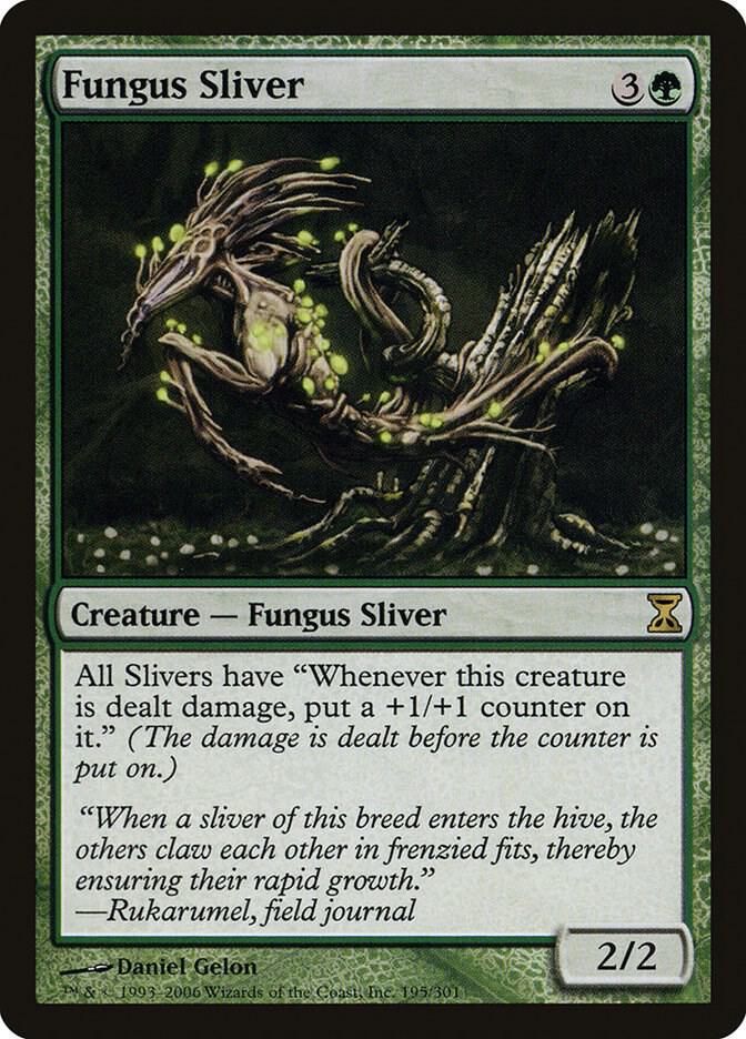 Fungus Sliver 195 (Time Spiral)  - Foil | Good Games Adelaide SA