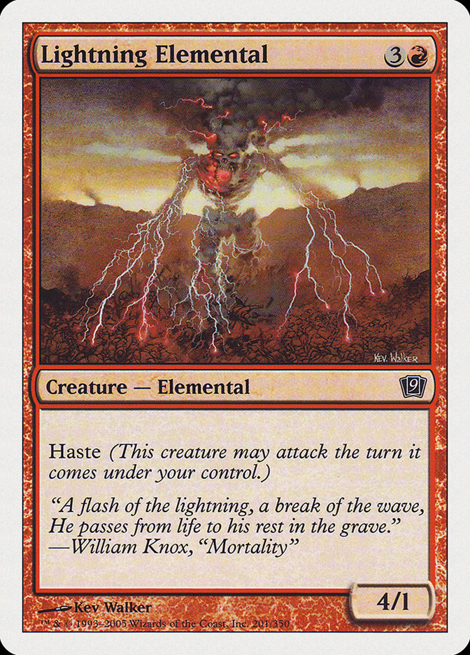 Lightning Elemental [Ninth Edition] | Good Games Adelaide SA