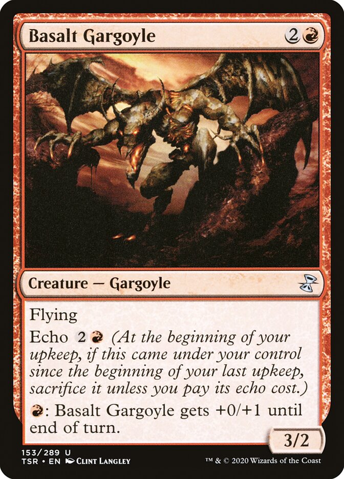 Basalt Gargoyle 153 (Time Spiral: Remastered)  - Foil | Good Games Adelaide SA