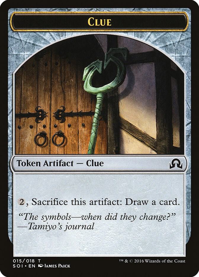 Clue Token 15 (Shadows over Innistrad)  | Good Games Adelaide SA