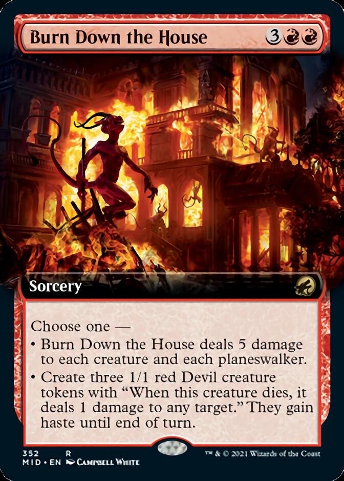 Burn Down the House (Extended) [Innistrad: Midnight Hunt] | Good Games Adelaide SA