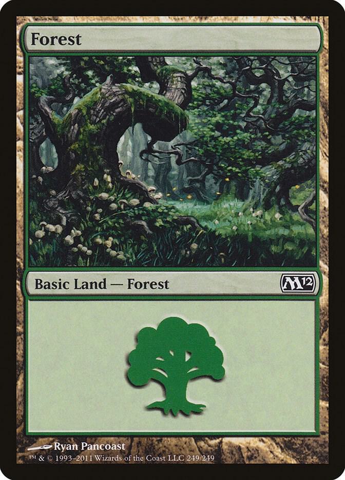 Forest 249 (Magic 2012 (M12))  - Foil | Good Games Adelaide SA