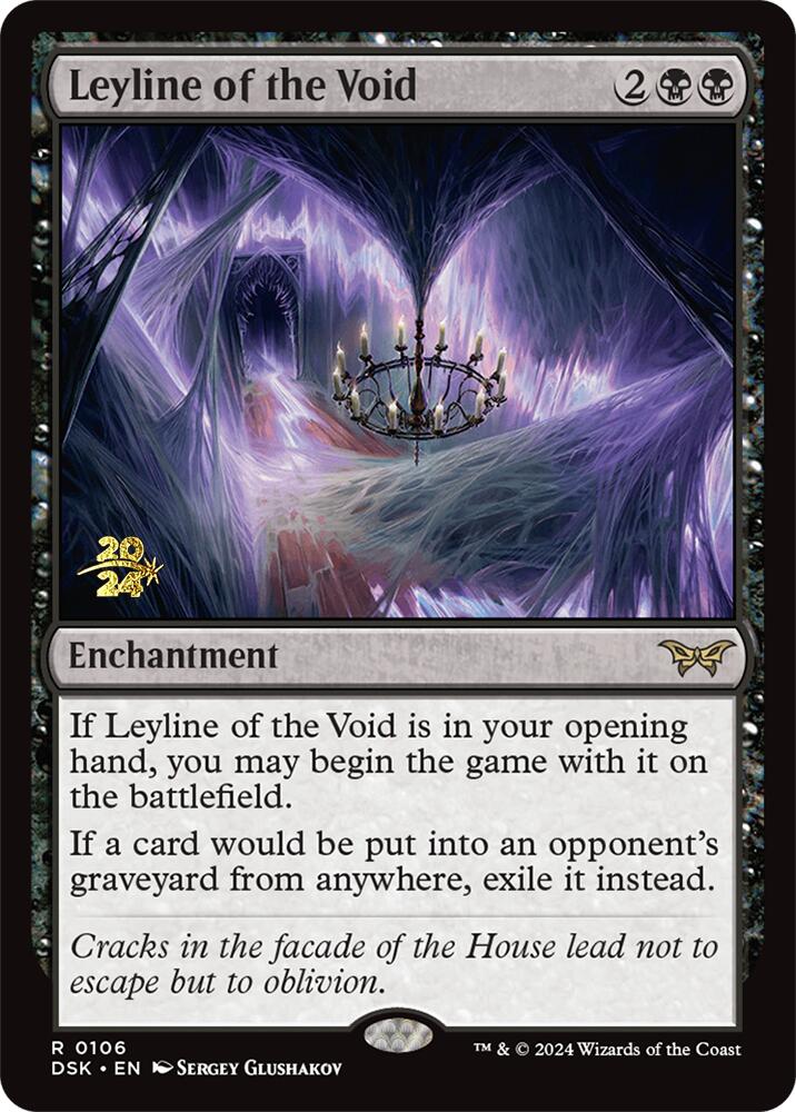 Leyline of the Void (0106) [Duskmourn: House of Horror Prerelease Promos] | Good Games Adelaide SA