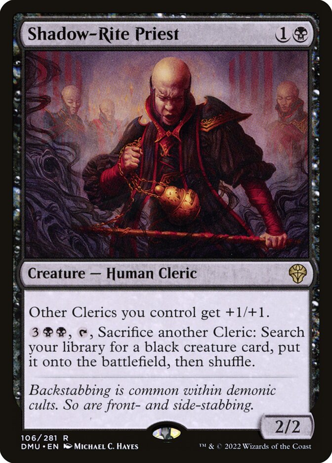 Shadow-Rite Priest 106 (Dominaria United)  - Foil | Good Games Adelaide SA